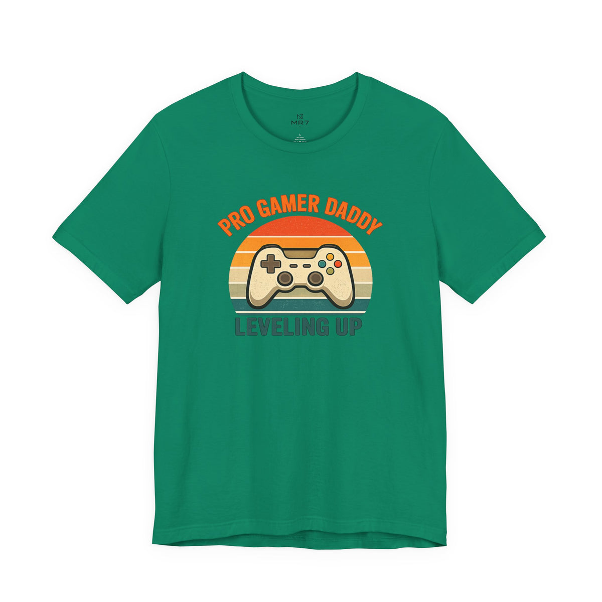 Pro Gamer Daddy Leveling Up T-Shirt | Video Game Controller Retro Tee