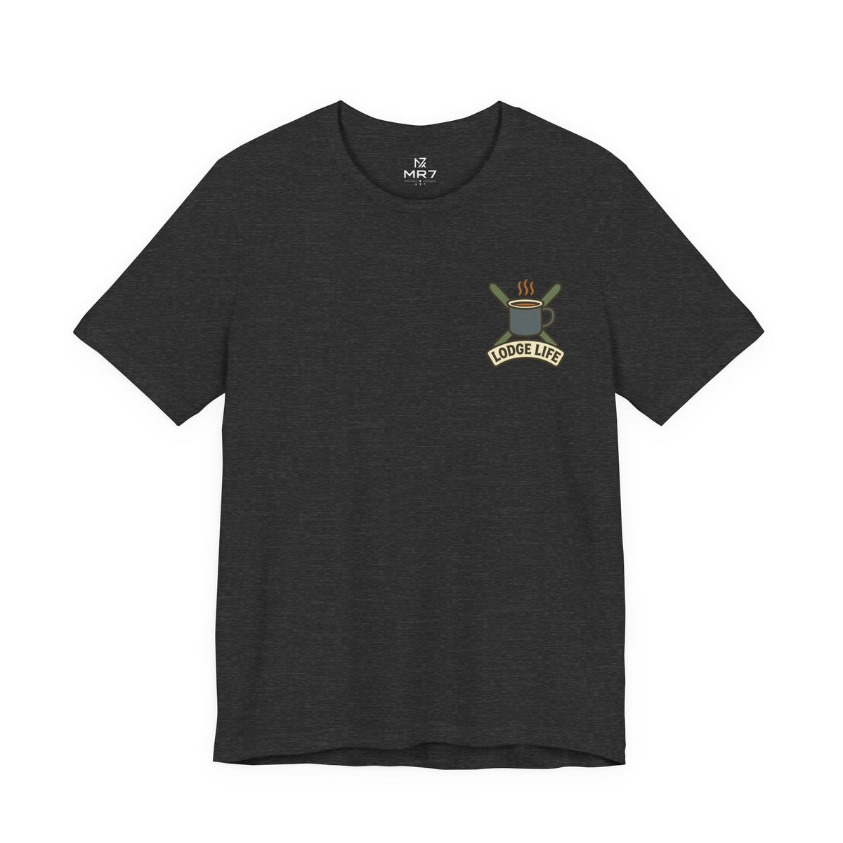 Ski Lodge Tee | Lodge Life, Minimal Left Chest Print