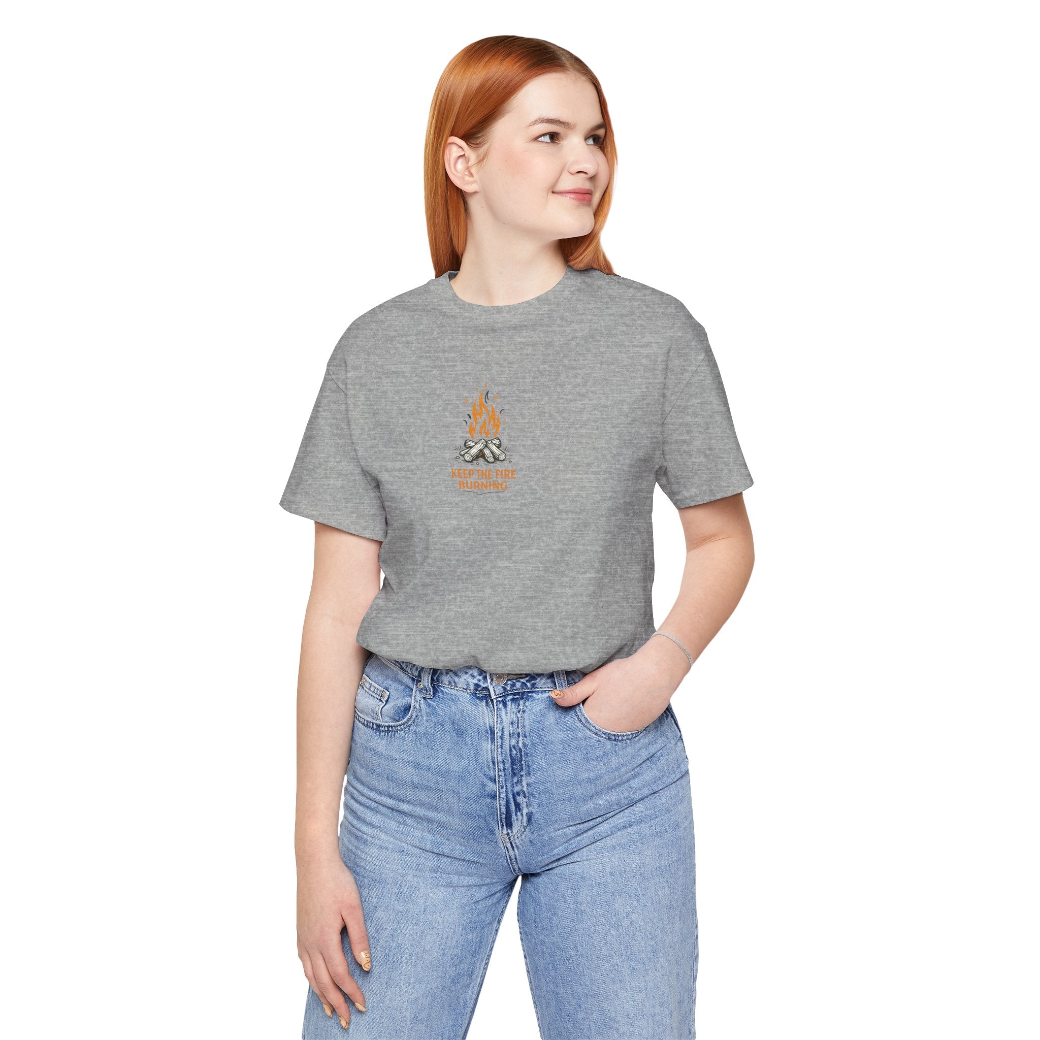 T-Shirt — Keep The Fire Burning Campfire Graphic Tee