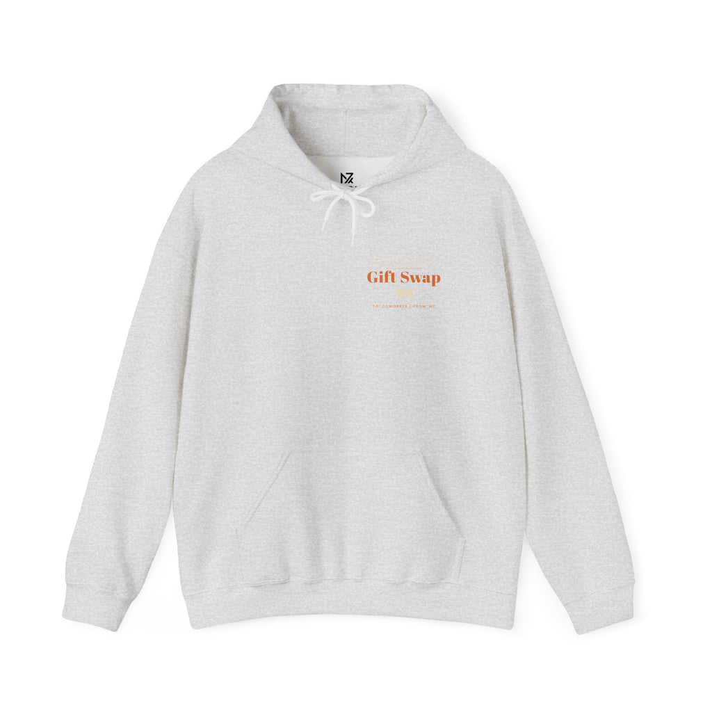 Secret Santa Hoodie | Office Gift Exchange, Small Left-Chest Print