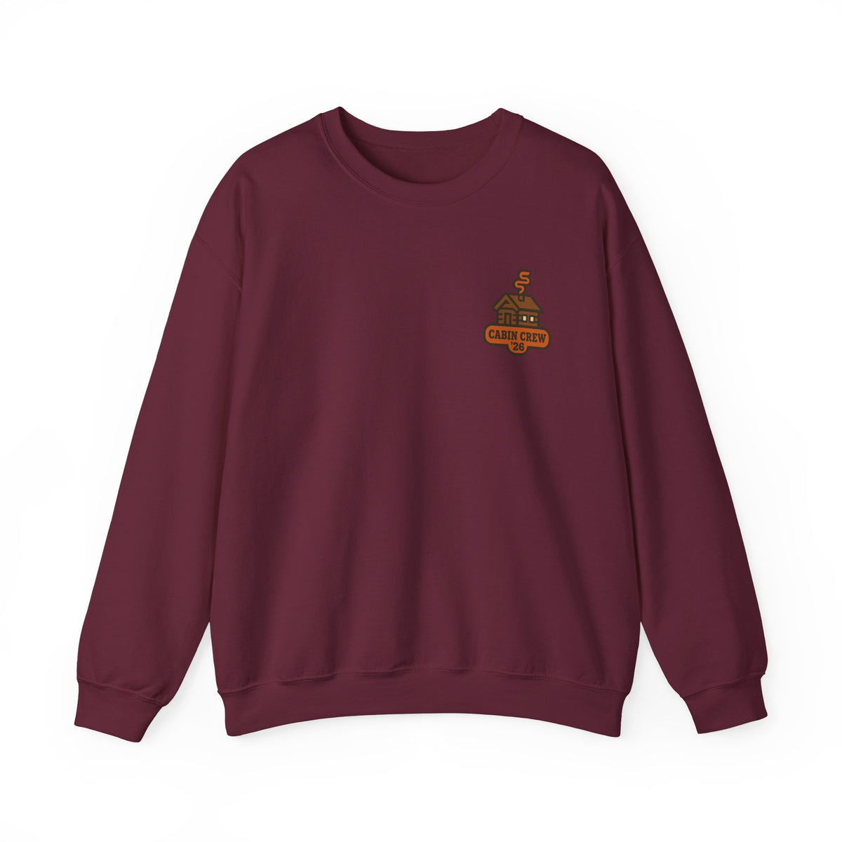 Matching Cabin Crew Sweatshirt | Family Cabin Shirts, Small Chest Print