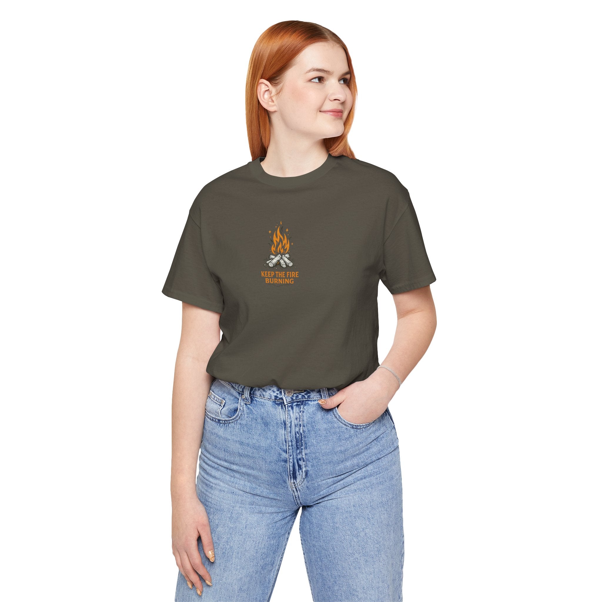 T-Shirt — Keep The Fire Burning Campfire Graphic Tee
