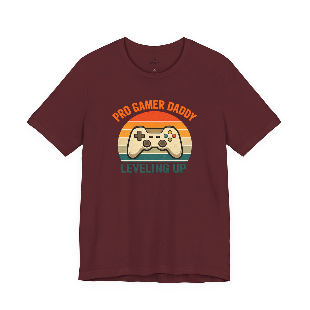 Pro Gamer Daddy Leveling Up T-Shirt | Video Game Controller Retro Tee