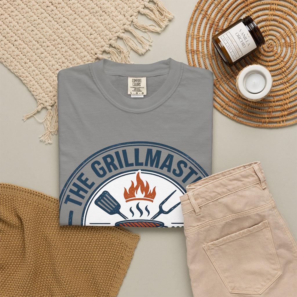 The Grillmaster T-shirt | BBQ Grill Logo, "An Offer You Can't Refuse (But You Can Eat)"