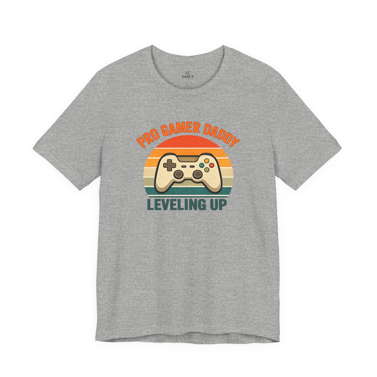 Pro Gamer Daddy Leveling Up T-Shirt | Video Game Controller Retro Tee