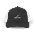 Ride More Trucker Hat, Vintage Line Art Outdoor Cap, Mesh Back Snapback, Hiking Camping Gift