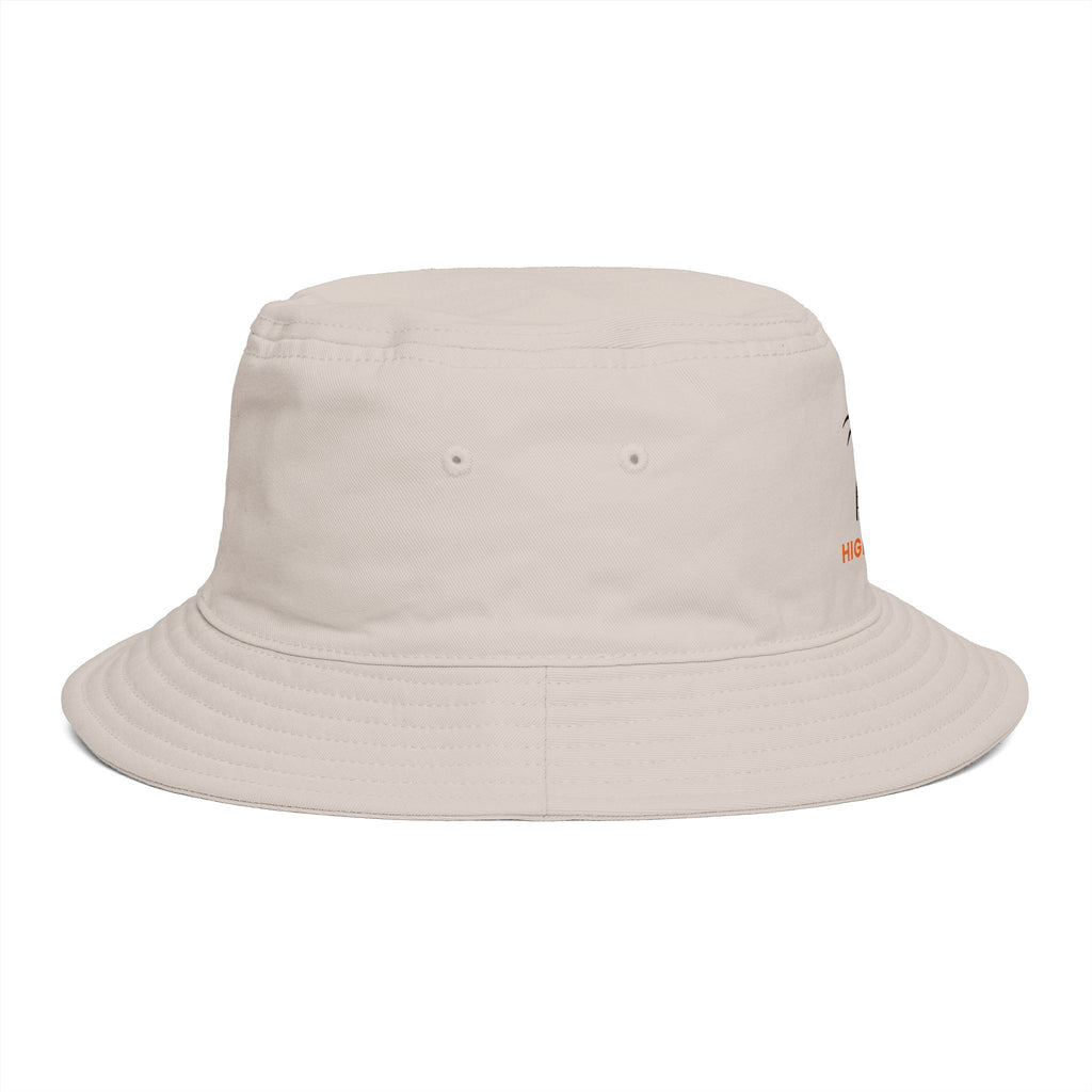 High Tides Bucket Hat, Vintage Line Art Beach Hat, Cotton Summer Sun Hat, Surf Travel Gift
