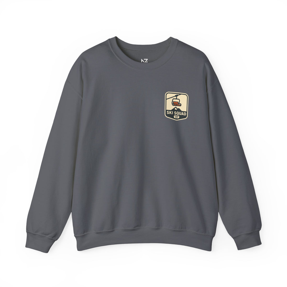 Ski Trip Sweatshirt | Matching Cabin Shirts, Small Chest Print