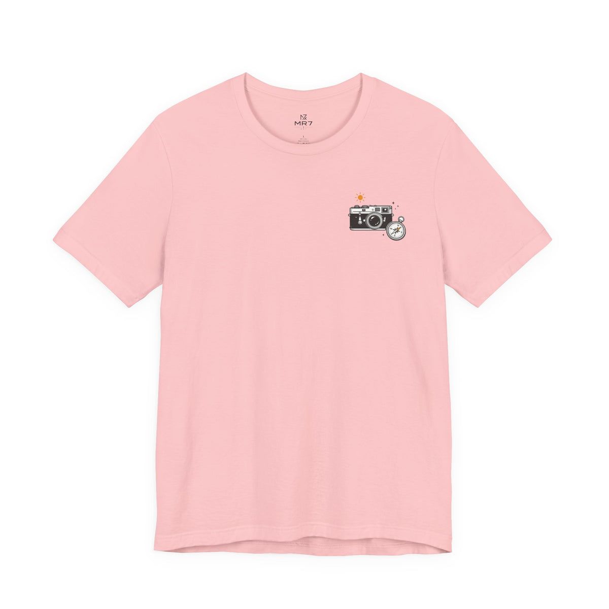 Retro Camera Tee | Minimal Chest Print Photography Shirt