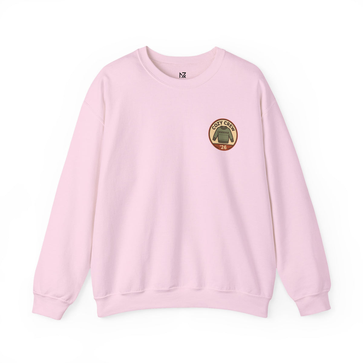 Matching Family Christmas Sweatshirt | Cozy Crew '26, Small Left-Chest Print