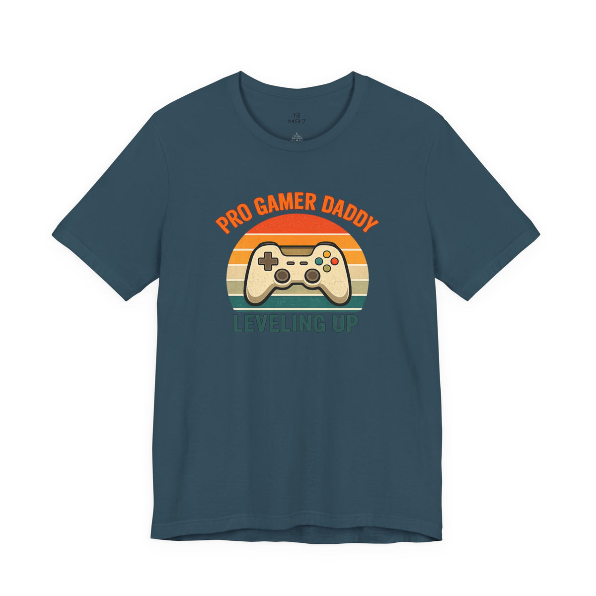 Pro Gamer Daddy Leveling Up T-Shirt | Video Game Controller Retro Tee