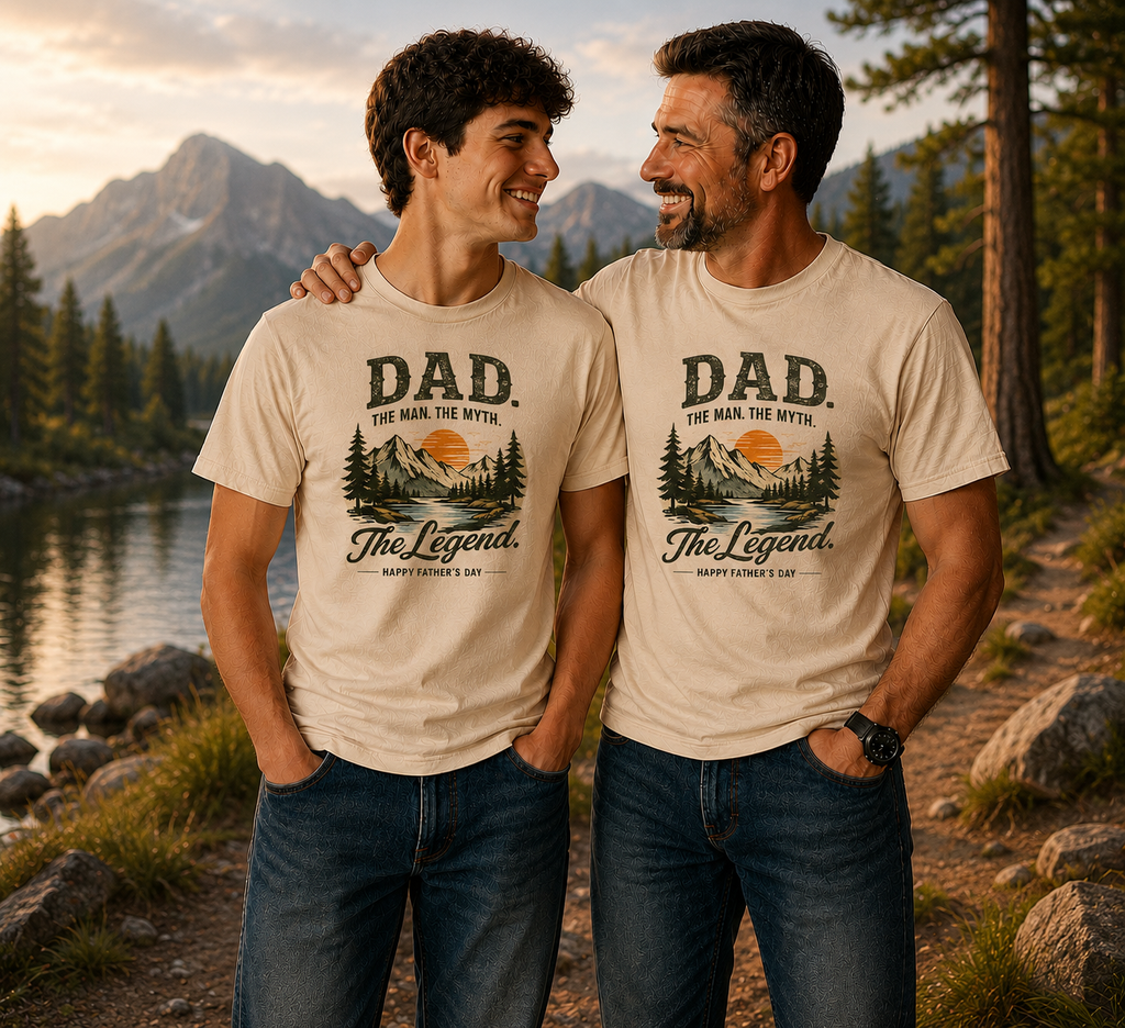 Dad The Man The Myth The Legend T-Shirt — Father’s Day Vintage Outdoor Tee