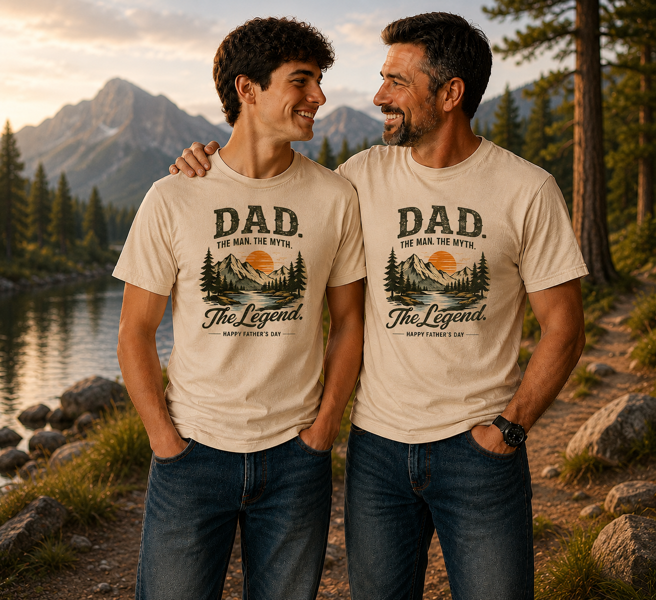 Dad The Man The Myth The Legend T-Shirt — Father’s Day Vintage Outdoor Tee