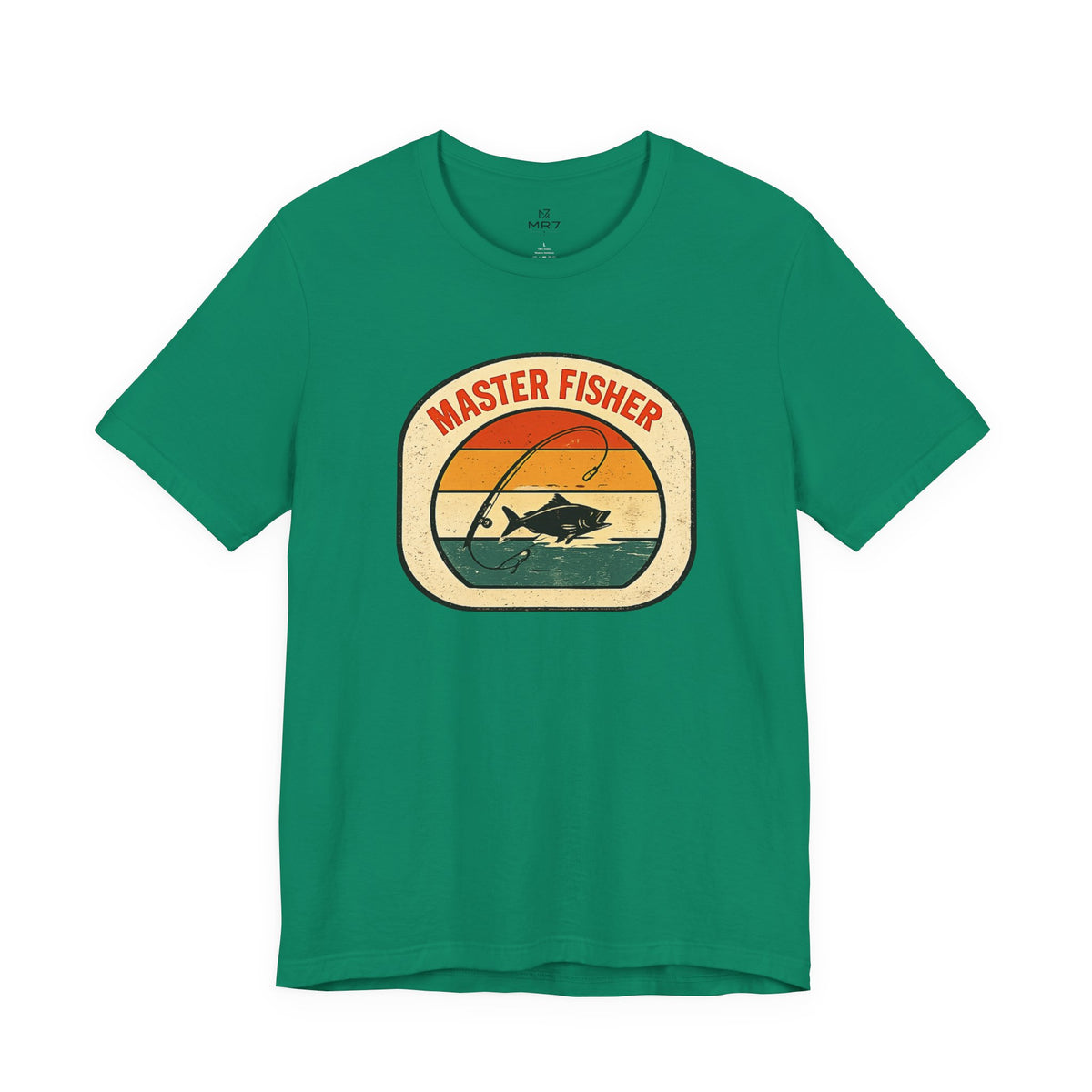 Master Fisher vintage sunset fishing T-Shirt | angler graphic tee