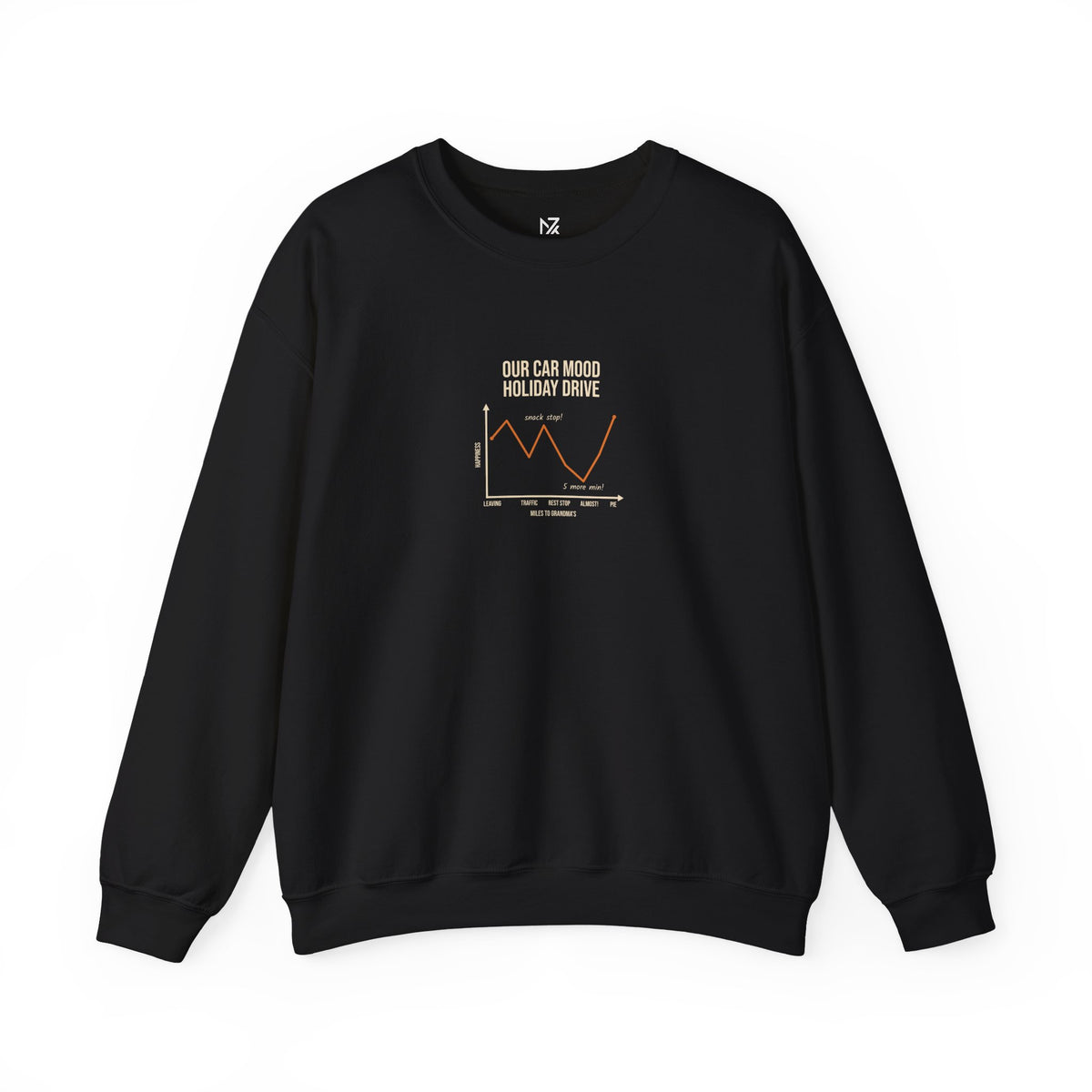 Funny Graph Shirt Sweatshirt | Funny Chart Sweatshirt, Road Trip Gift, Minimal Chest Print