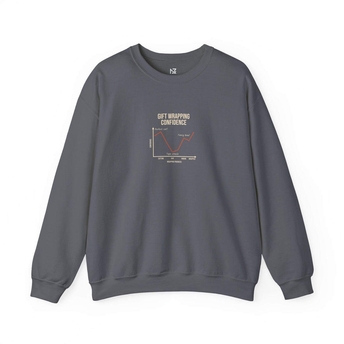 Funny Graph Shirt Sweatshirt | Small Chest Print, Gift For Gifters