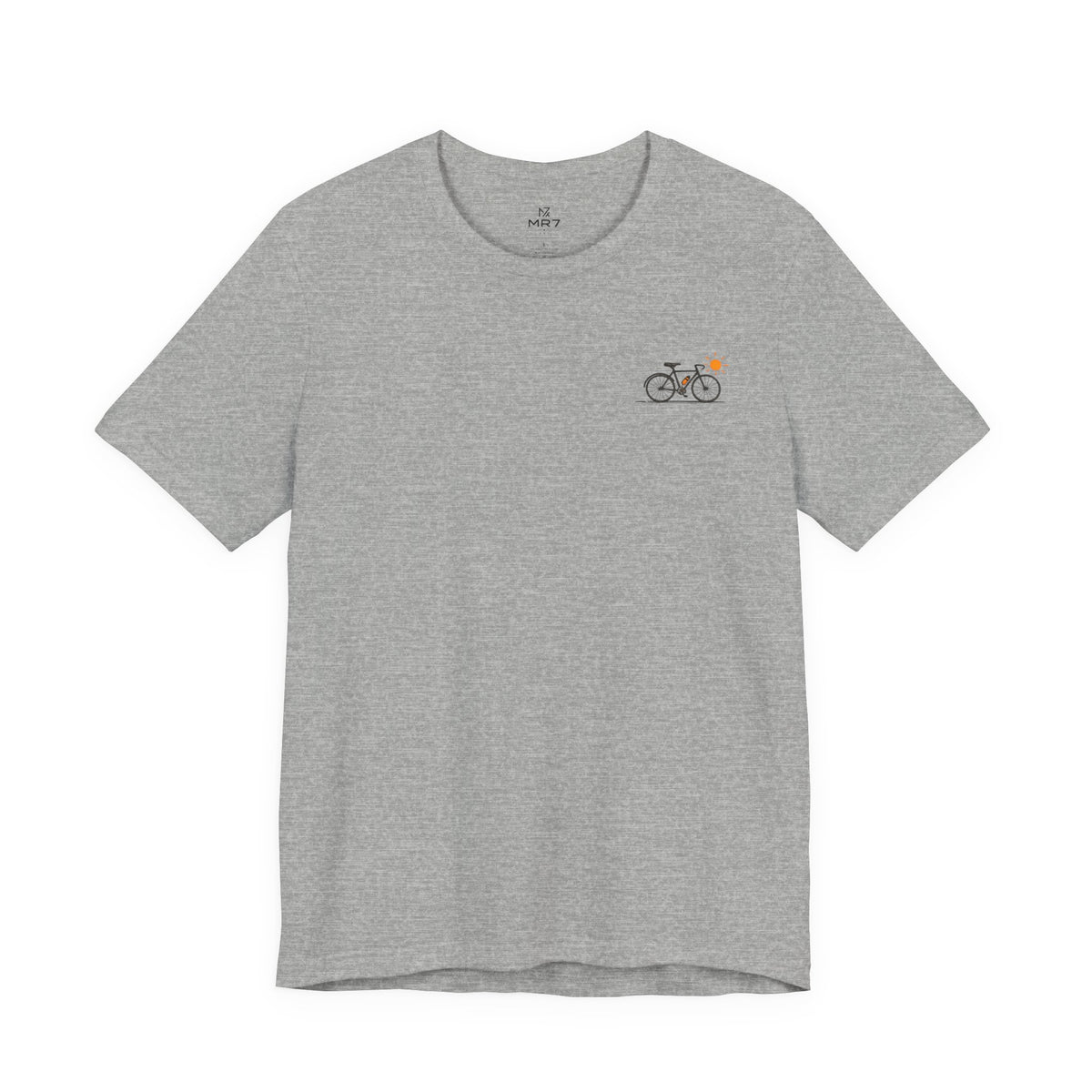 Minimal Bicycle Illustration Tee | Small Chest Bike Design