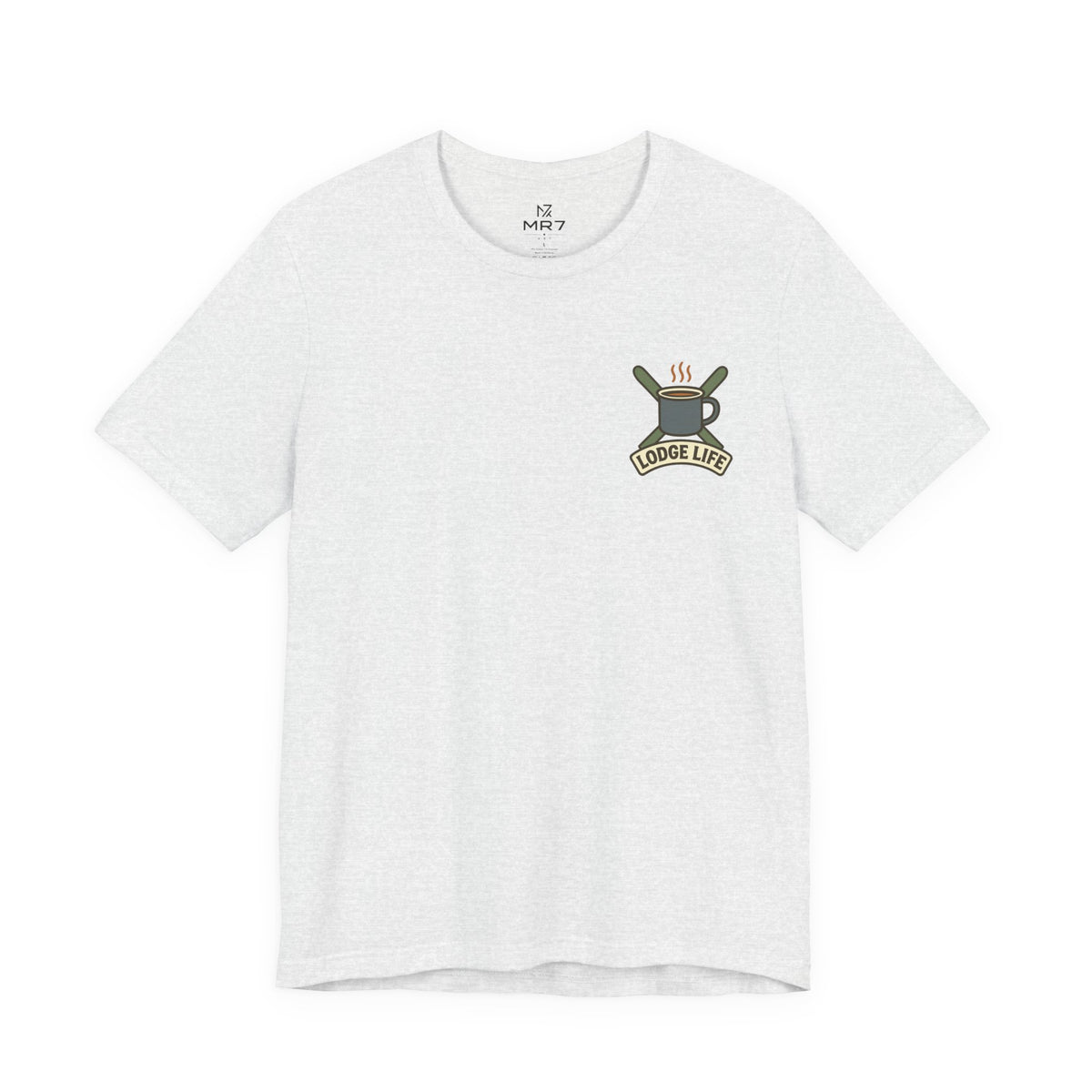 Ski Lodge Tee | Lodge Life, Minimal Left Chest Print