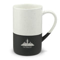 New York City Skyline Engraved Speckled Mug, 13oz Laser Engraved Coffee Mug, Rustic Coffee Lover Gift