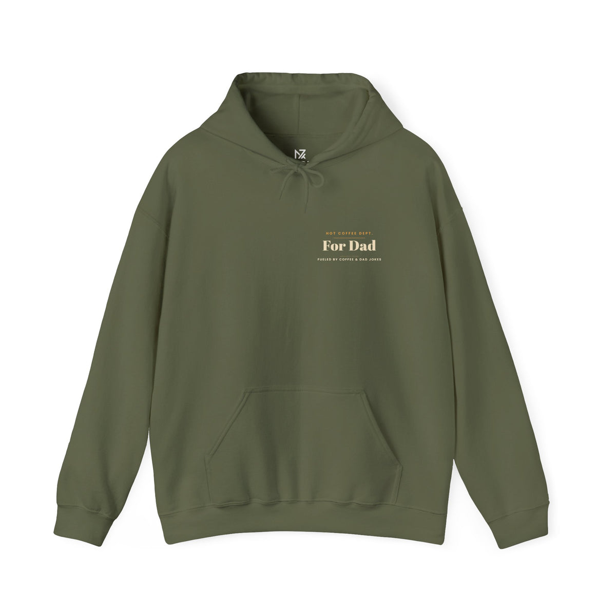 Dad Gift Hoodie | Vintage Thermos Badge, Minimal Chest Print