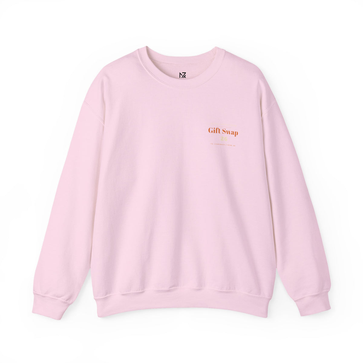 Secret Santa Sweatshirt | Office Gift Exchange, Small Left-Chest Print