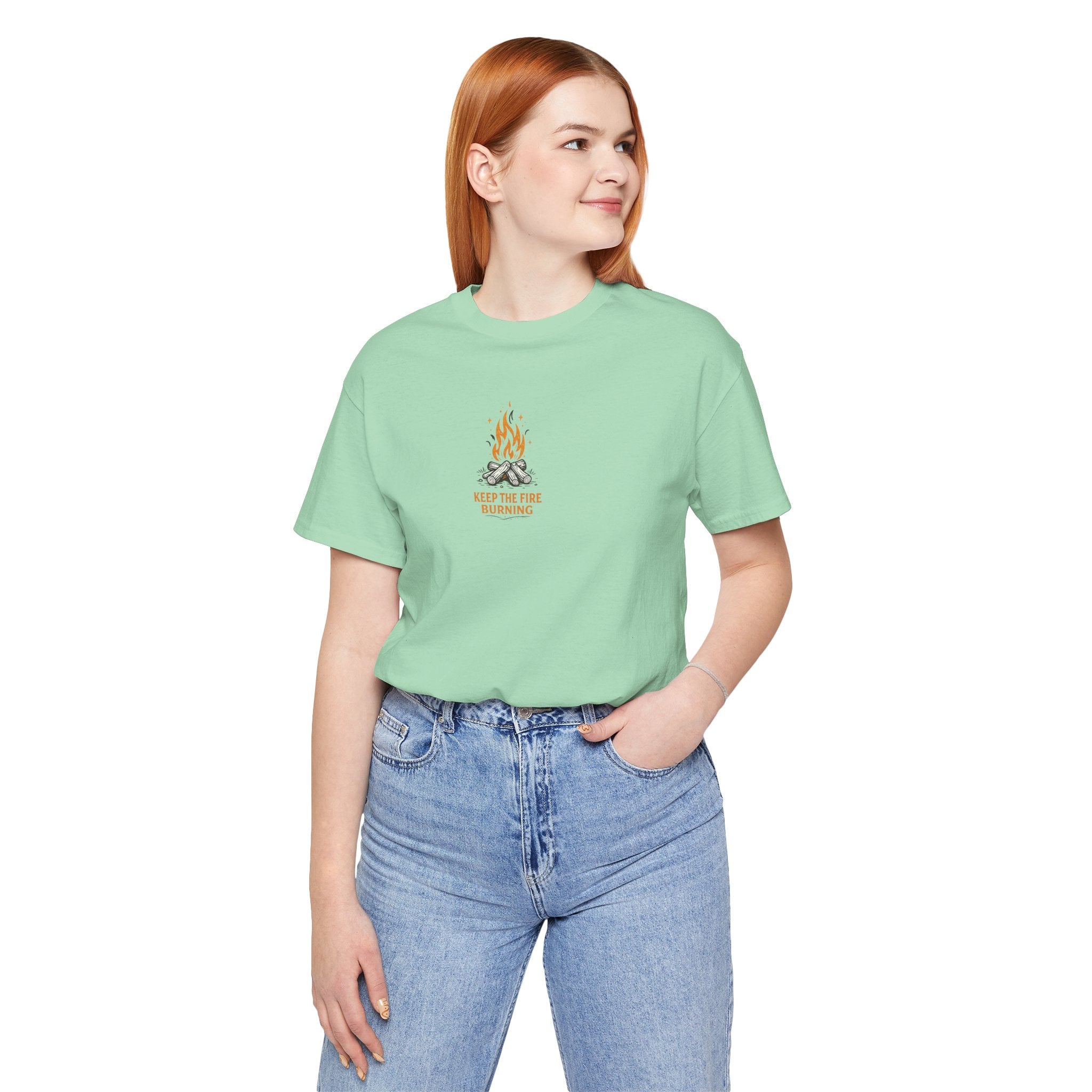 T-Shirt — Keep The Fire Burning Campfire Graphic Tee