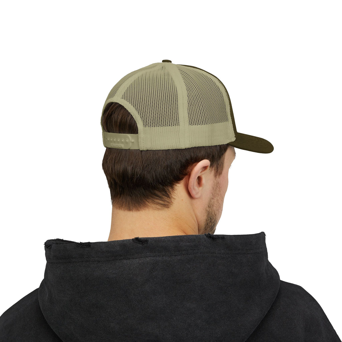 Ride More Trucker Hat, Vintage Line Art Outdoor Cap, Mesh Back Snapback, Hiking Camping Gift