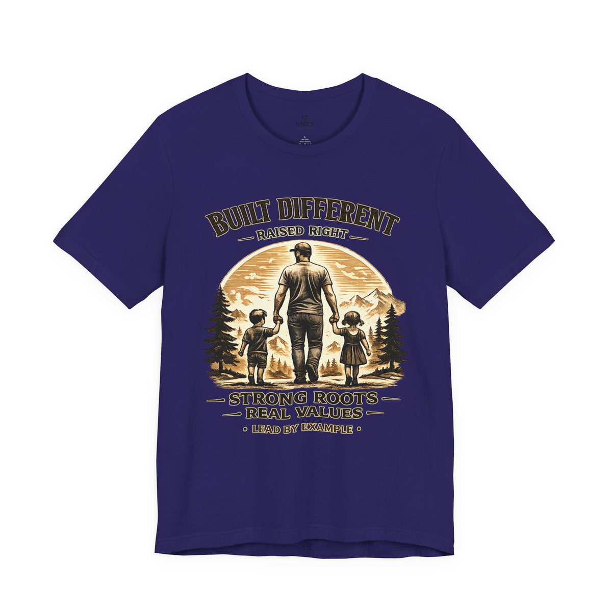 Built Different Raised Right shirt | Strong Roots Real Values tee | Fathers Day