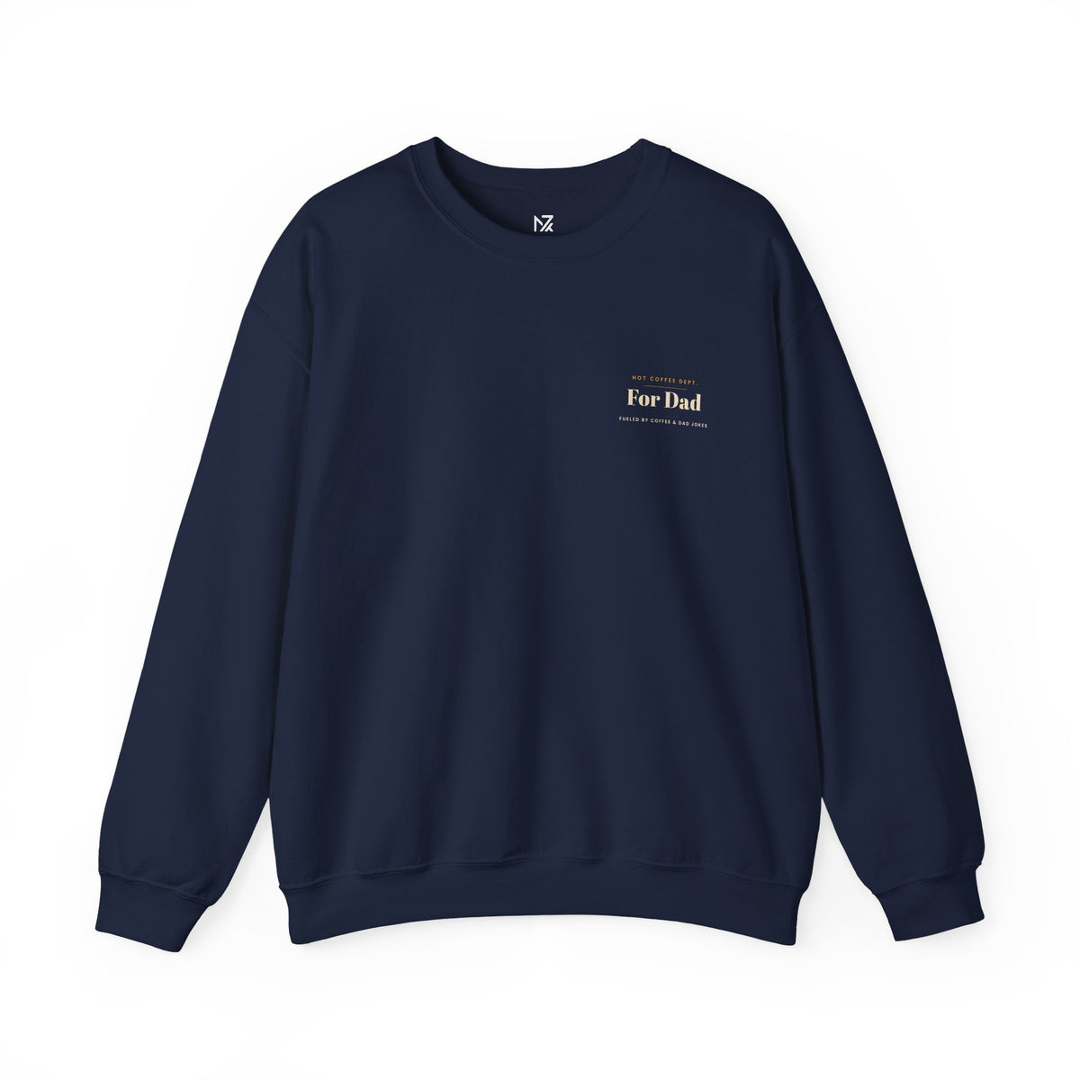 Dad Gift Sweatshirt | Vintage Thermos Badge, Minimal Chest Print