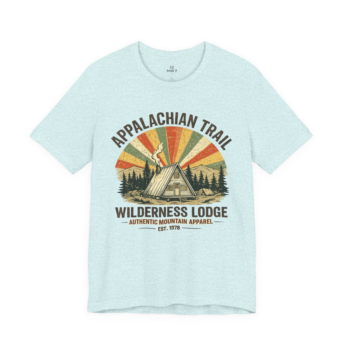 Appalachian Trail Wilderness Lodge Tee | Mountain Cabin Sunset Shirt