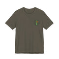 Hiking Tee | Trail Marker Emblem, Small Chest Print