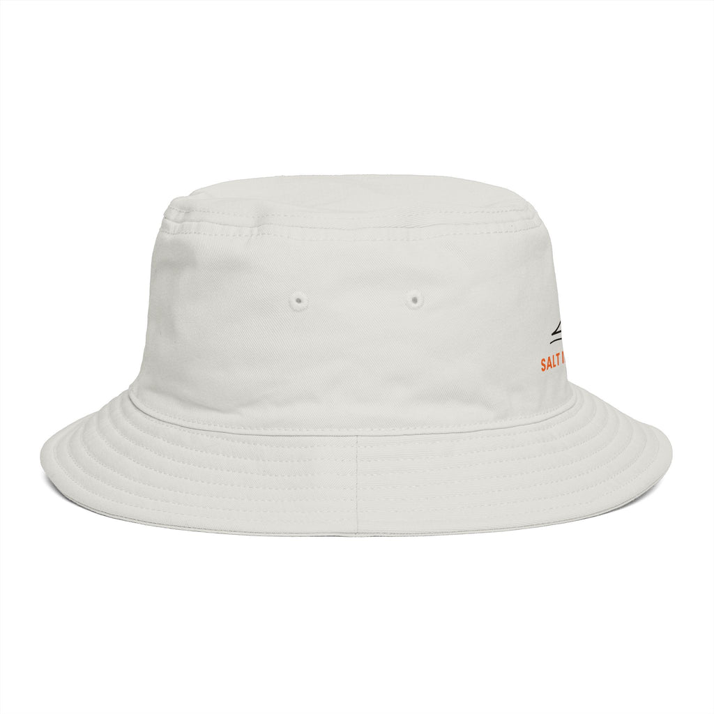Salt In The Air Bucket Hat, Vintage Line Art Beach Hat, Cotton Summer Sun Hat, Surf Travel Gift