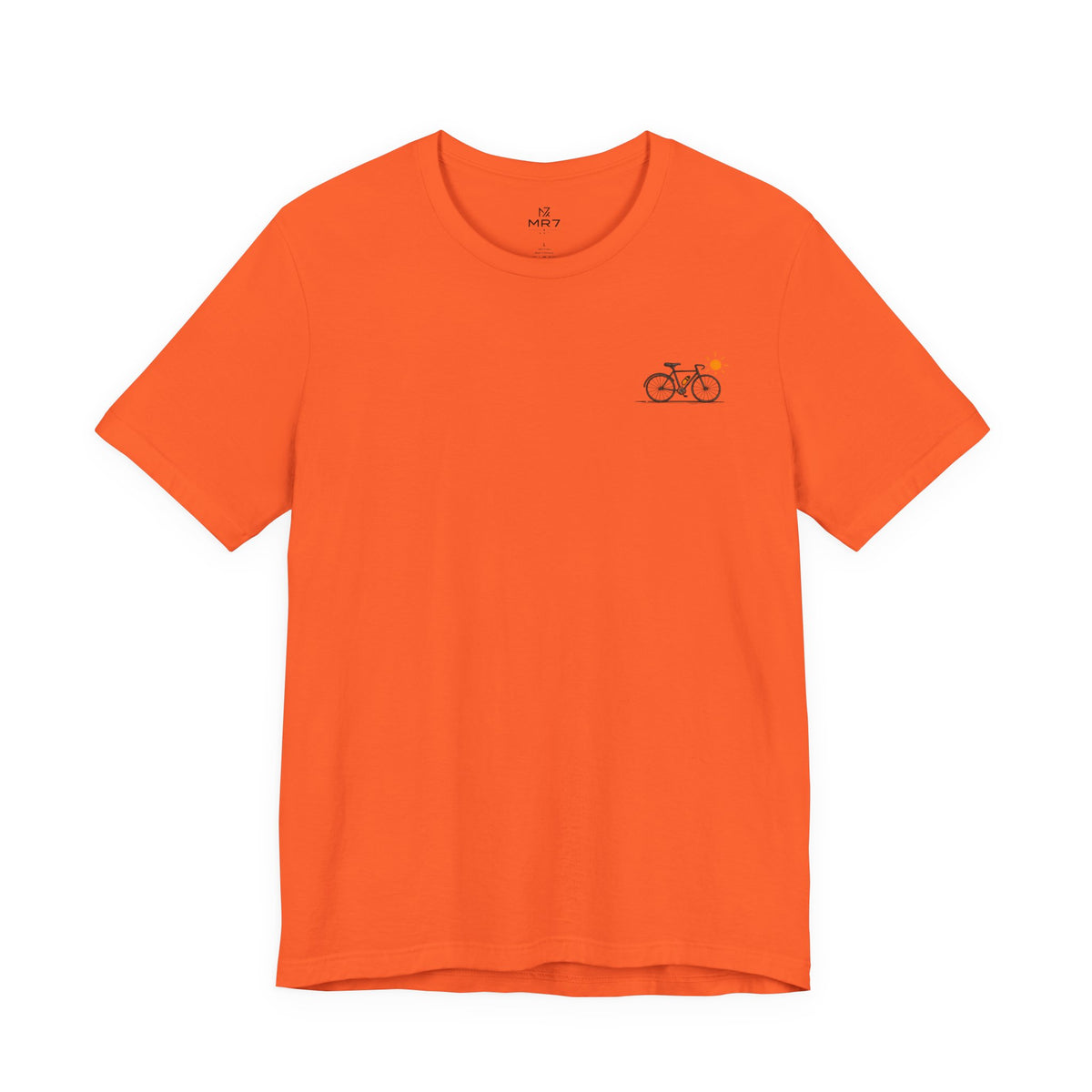 Minimal Bicycle Illustration Tee | Small Chest Bike Design
