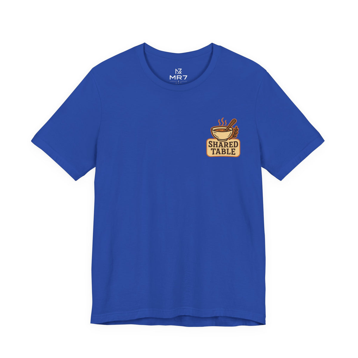 Friendsgiving Tee | Shared Table Emblem, Small Chest Print