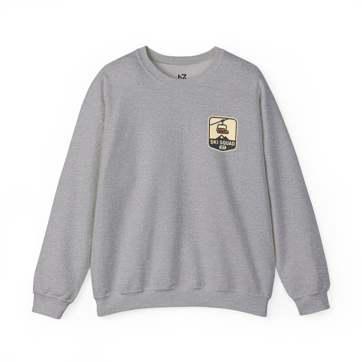 Ski Trip Sweatshirt | Matching Cabin Shirts, Small Chest Print