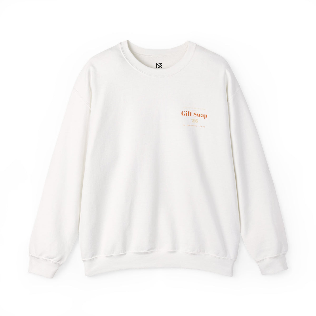 Secret Santa Sweatshirt | Office Gift Exchange, Small Left-Chest Print