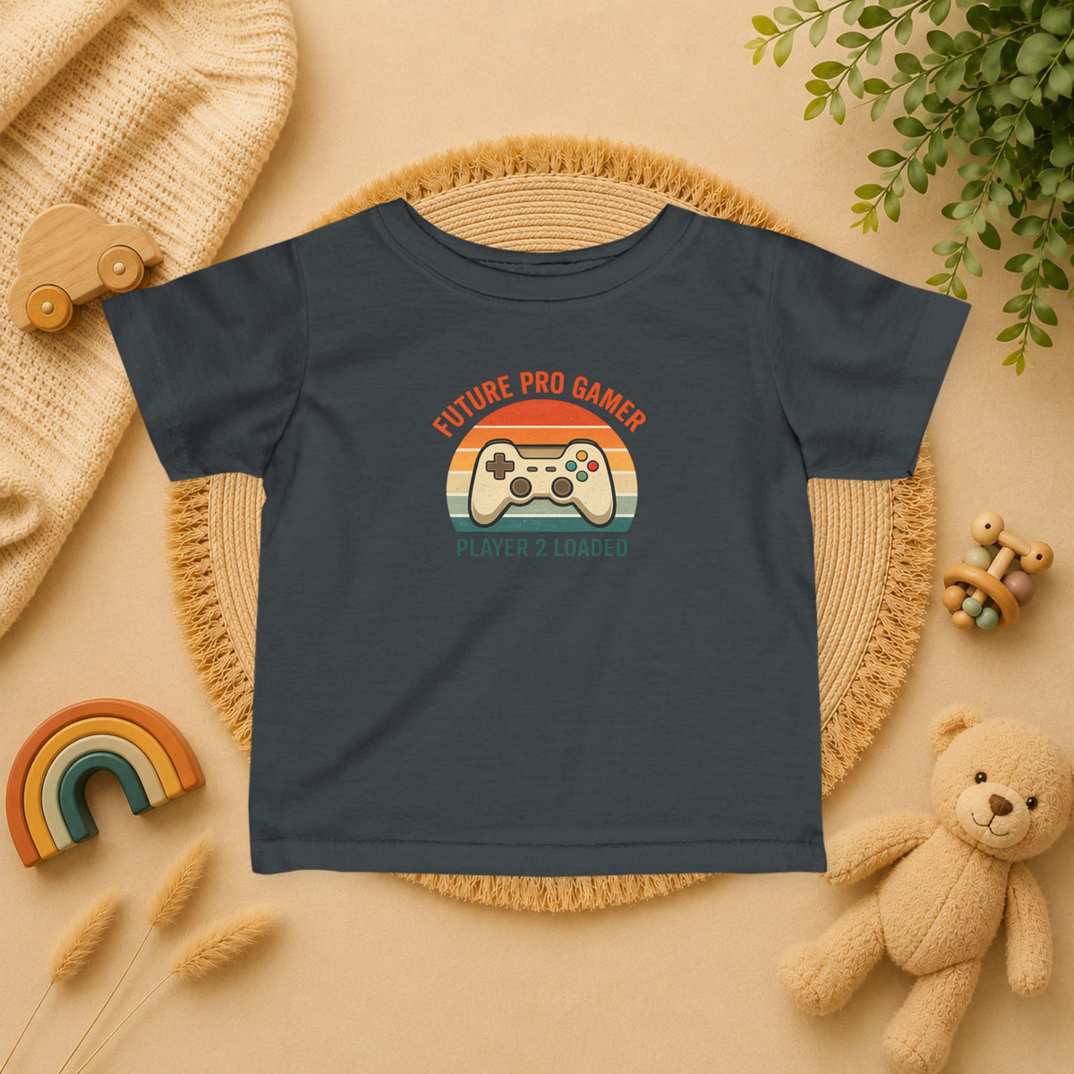 Future Pro Gamer Baby Shirt, Player 2 Loaded Baby Tee, Gamer Baby Gift, Gaming Baby Outfit, Newborn Gamer Shirt, Baby Shower Gift, Baby tee