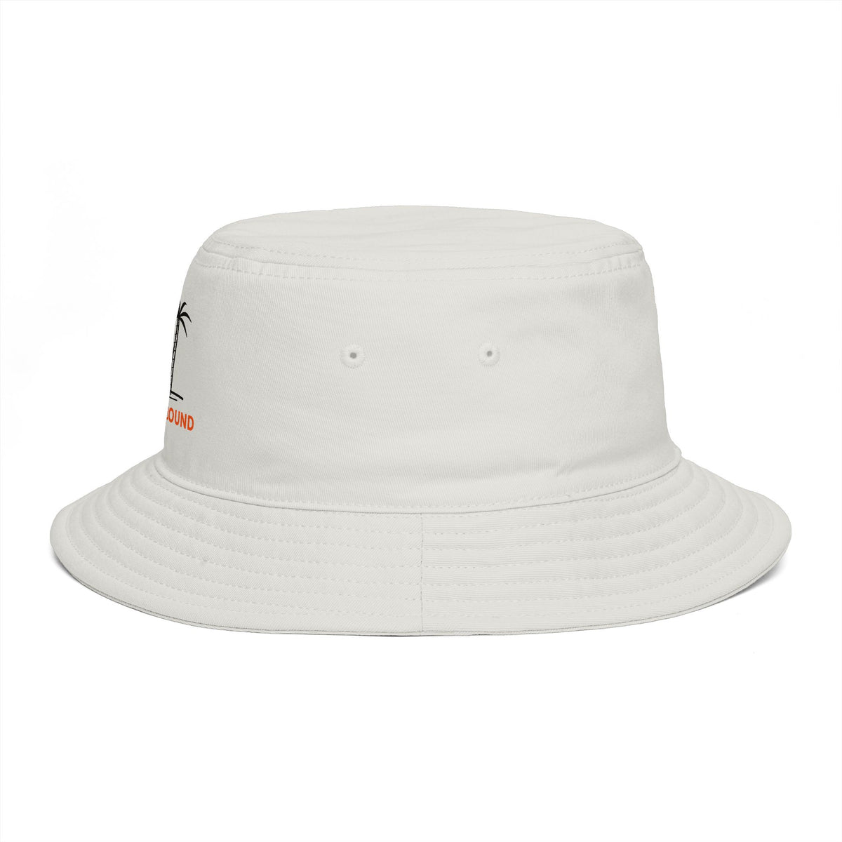 Beach Bound Bucket Hat, Vintage Line Art Beach Hat, Cotton Summer Sun Hat, Surf Travel Gift