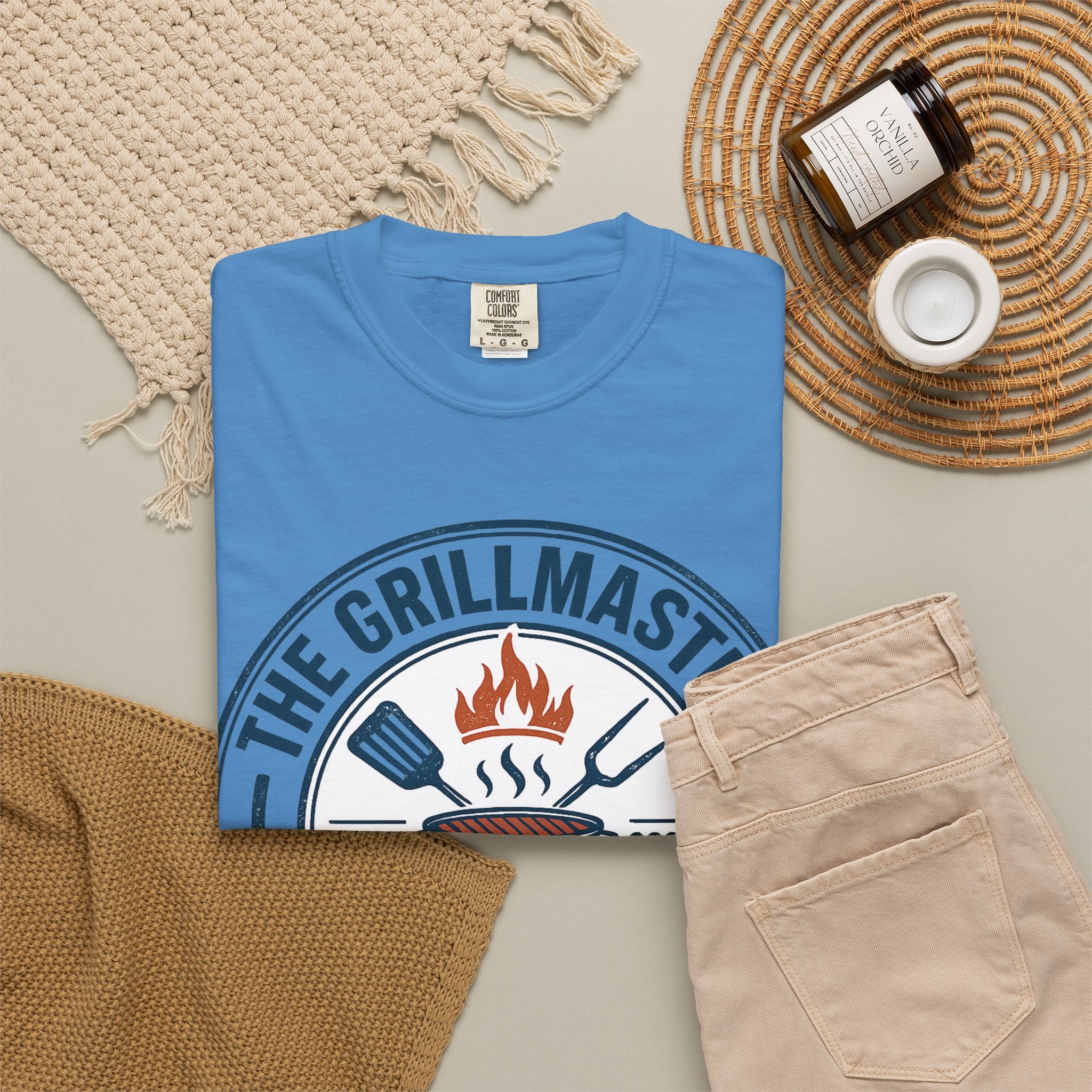 The Grillmaster T-shirt | BBQ Grill Logo, "An Offer You Can't Refuse (But You Can Eat)"