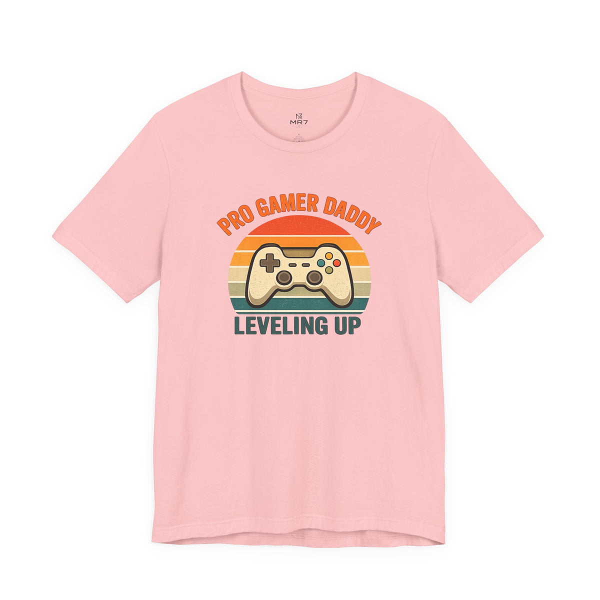 Pro Gamer Daddy Leveling Up T-Shirt | Video Game Controller Retro Tee