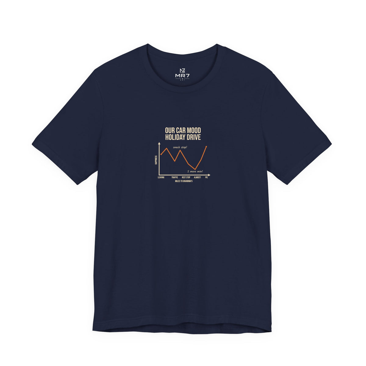 Funny Graph Shirt Tee | Funny Chart Tee, Road Trip Gift, Minimal Chest Print