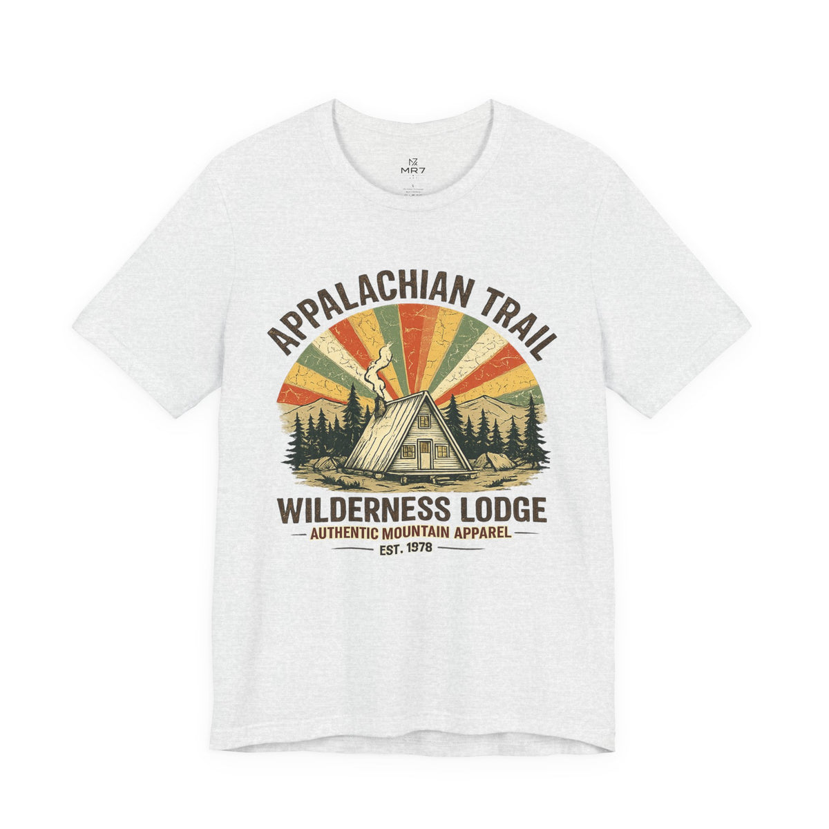 Appalachian Trail Wilderness Lodge Tee | Mountain Cabin Sunset Shirt