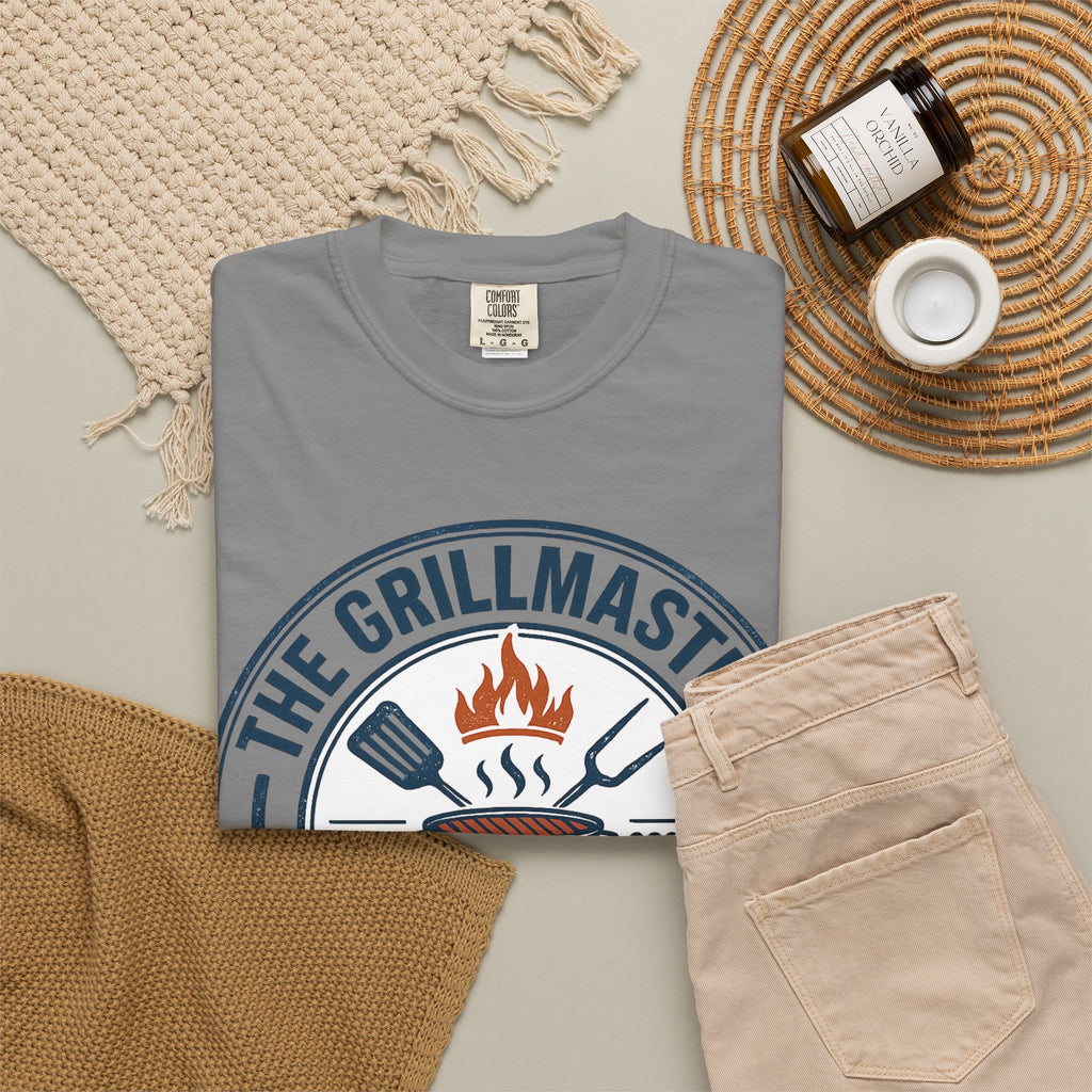 The Grillmaster T-shirt | BBQ Grill Logo, "An Offer You Can't Refuse (But You Can Eat)"