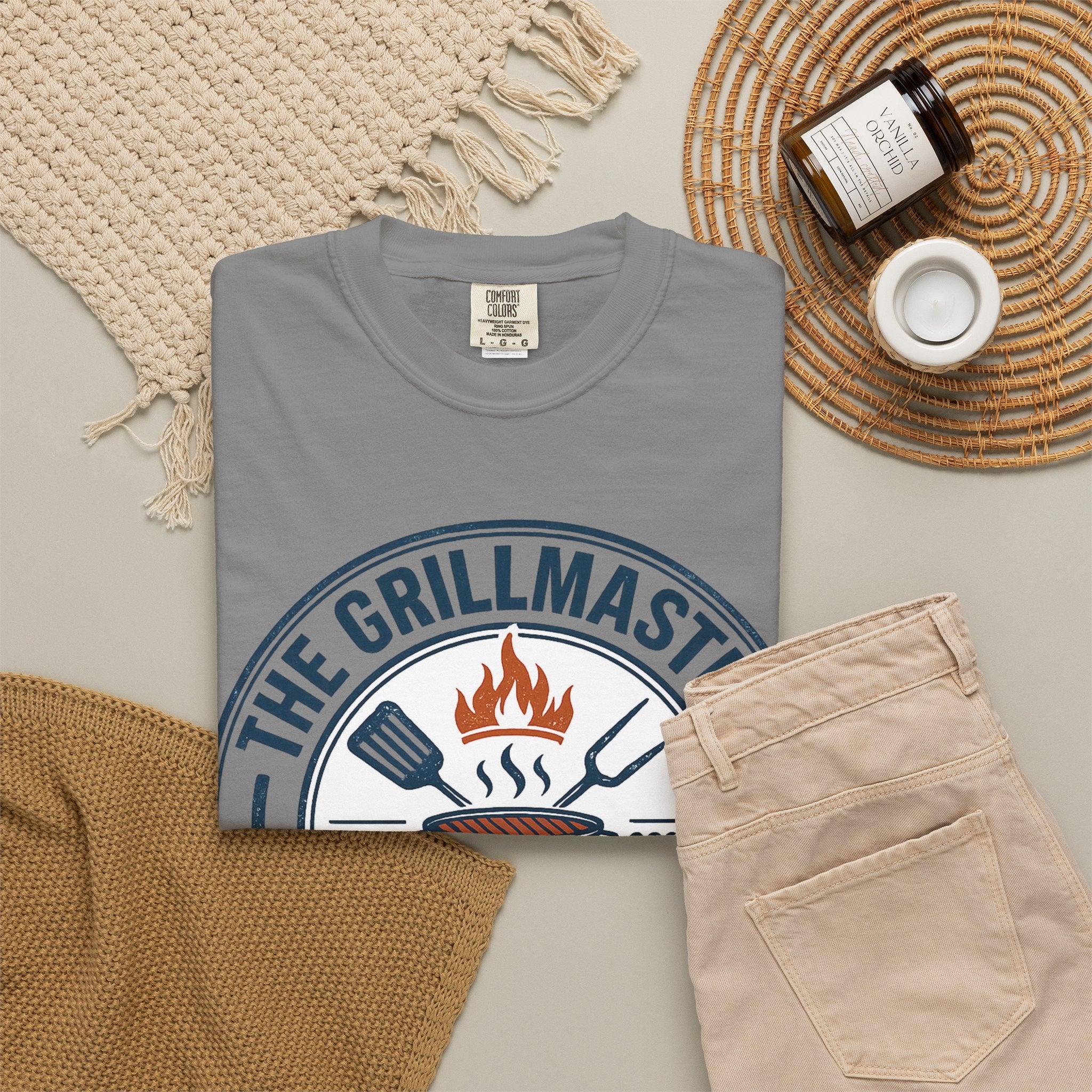 The Grillmaster T-shirt | BBQ Grill Logo, "An Offer You Can't Refuse (But You Can Eat)"