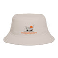 Chasing Sunsets Bucket Hat, Vintage Line Art Beach Hat, Cotton Summer Sun Hat, Surf Travel Gift