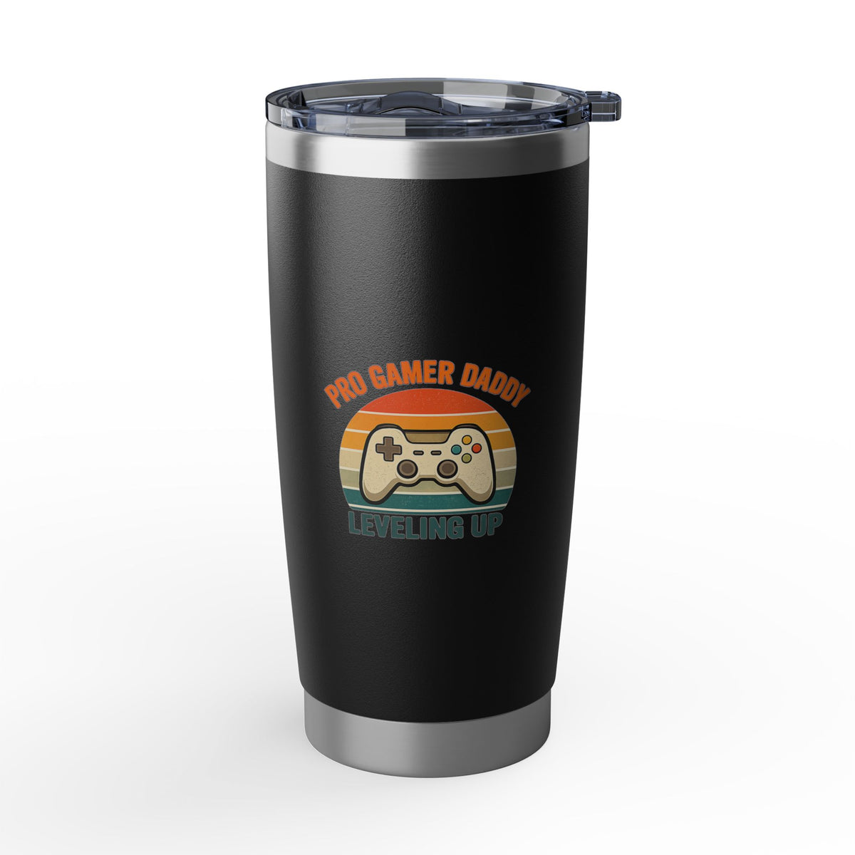 Pro Gamer Daddy Stainless Steel Tumbler 20oz, Insulated Travel Mug, Outdoor Coffee Gift
