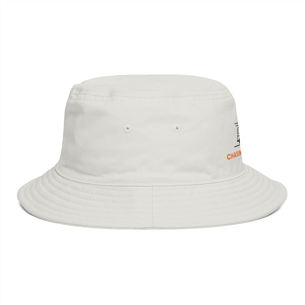 Chasing Sunsets Bucket Hat, Vintage Line Art Beach Hat, Cotton Summer Sun Hat, Surf Travel Gift
