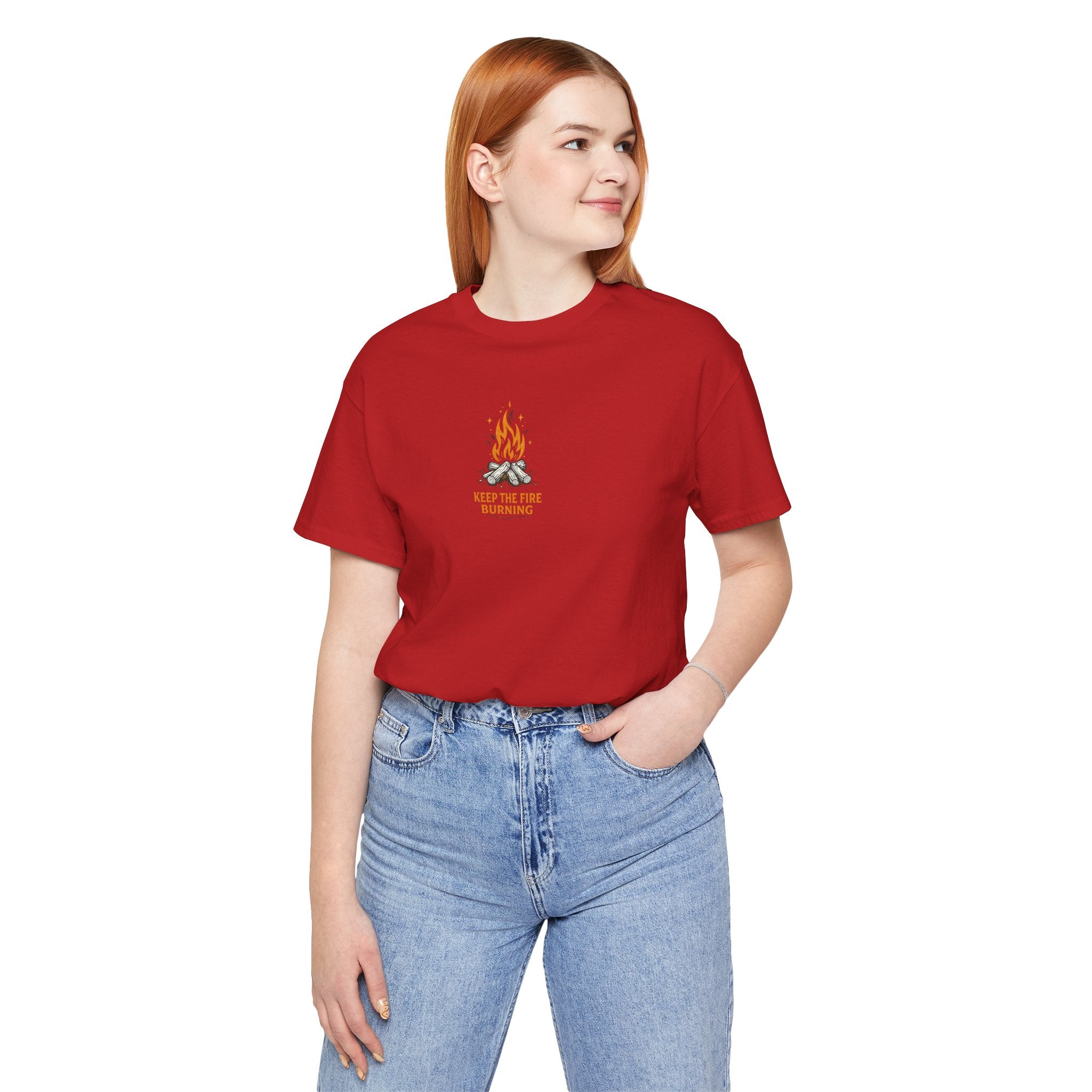 T-Shirt — Keep The Fire Burning Campfire Graphic Tee