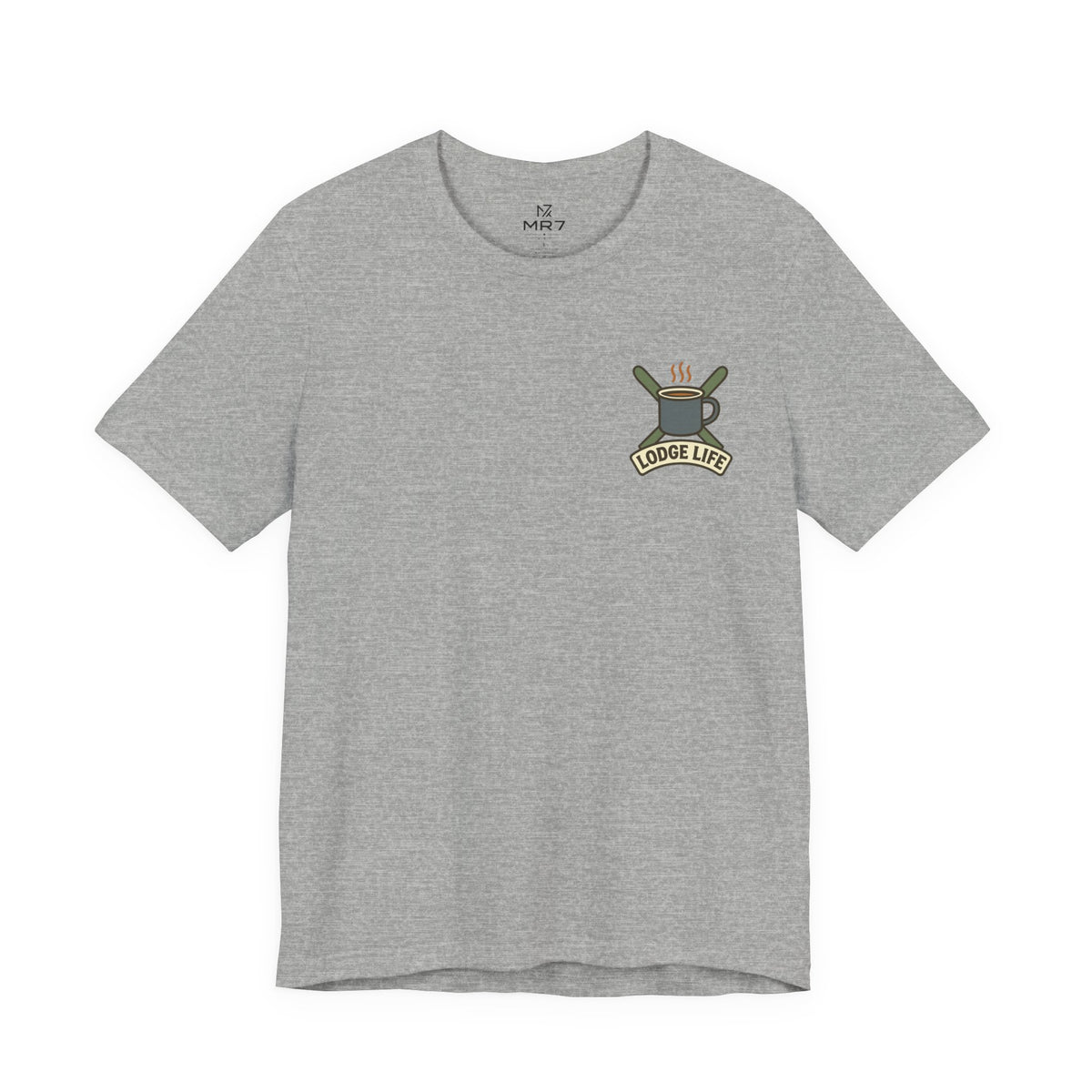 Ski Lodge Tee | Lodge Life, Minimal Left Chest Print