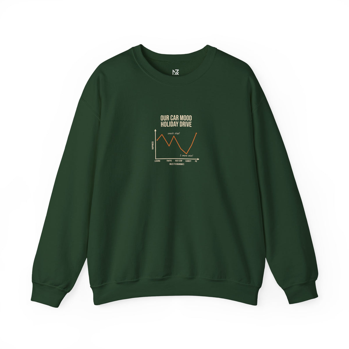 Funny Graph Shirt Sweatshirt | Funny Chart Sweatshirt, Road Trip Gift, Minimal Chest Print
